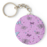 Flutterbies are Free to Fly keychains