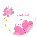FLUTTERBY BUTTERFLIES :: series of three 1 stickers