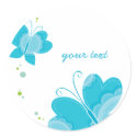 FLUTTERBY BUTTERFLIES :: series of three 2 stickers