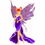 Flutterby Fae (Damson) Acrylic Sculpture photo sculptures