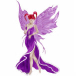 Flutterby Fae (Grape) Acrylic Sculpture photo sculptures