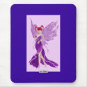 Flutterby Fae (Grape) Mousemat mousepads