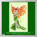 Flutterby Fae (Ivy) Poster posters