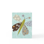 Flutterby note card