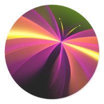 Flutterby Round Sticker