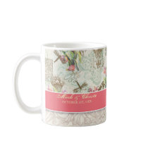 Flutterbyes 'n Tulips Elegant Wedding Anniversary Mug