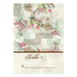 Flutterbyes 'n Tulips Elegant Wedding Business Card Templates