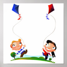 Fly a Kite Design Print