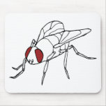 fly animal insect illustration graphic mousepads