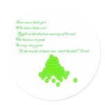 Fly Ball Poem stickers