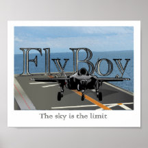 Fly Boy Boys Room Wall Art Print