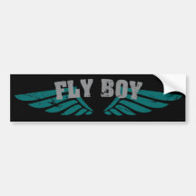 Fly Boy Bumper Sticker