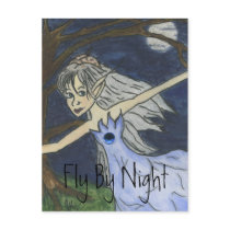 Fly By Night Postcard