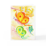 Fly Colourful Butterflies Greeting Card