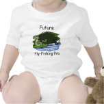 Fly Fishing Frog Baby Shirt