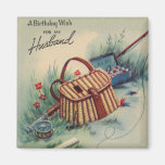 Fly Fishing Husband Birthday Refrigerator Magnet