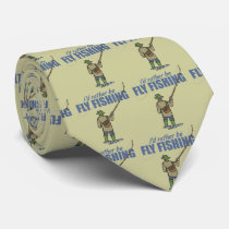 Fly Fishing in Waders Custom Tie