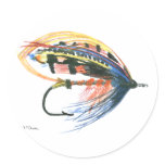 Fly Fishing Lure Art stickers
