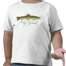 Fly Fishing Woman Tee Shirt