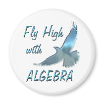 Fly High with Algebra Fridge Magnet