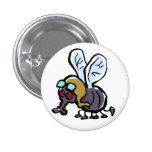 fly pinback button