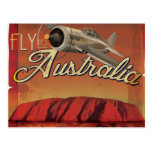 Fly To Australia Post Cards