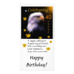 Fly With The Eagles / Celebrate Customized Photo Card