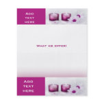 Flyer Beauty Salon Spa Pink Plum Template