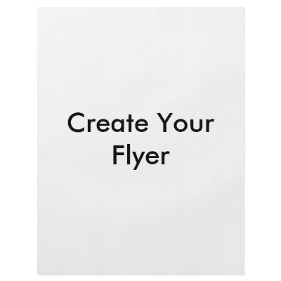 Flyer Create Your Own Flyers Large Size by ZazzleGuardian