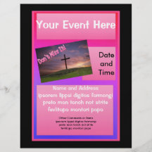Flyer Don't Miss it - Passion Pink