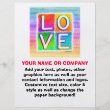 Flyer - LOVE Pop Art