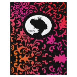 Flyer Salon Crown Tiara Woman Silhouette Colorful