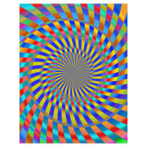 Flyer Template: Colourful Spiral Design