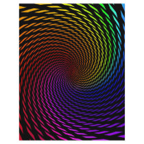 Flyer Template: Colourful Spiral Design