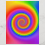 Flyer Template: Colourful Spiral Design