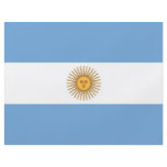 Flyer with Flag of Argentina