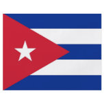 Flyer with Flag of Cuba