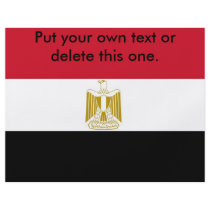 Flyer with Flag of Egypt