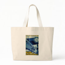 Flyg A-B Aero Transport Vintage Travel Ad Tote Bags