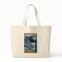 Flyg Aerotransport Airline Aeroplane Aeroplane Tote Bags