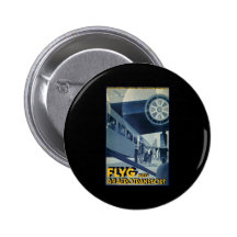 Flyg Aerotransport Airline Aeroplane Aeroplane Pinback Button