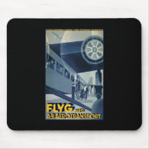 Flyg Aerotransport Airline Aeroplane Aeroplane Mouse Mat