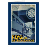 Flyg Med A-B Aerotransport Greeting Cards