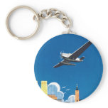 Flyg Over Stockholm Key Chain