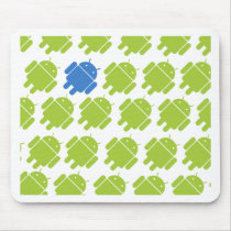 Flying Android Blue