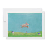 Flying Armadillo original painting fun art CUSTOM