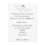 Flying Baby Angel Baptism Invitation
