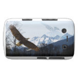 Flying Bald Eagle & Mountains Blackberry Case