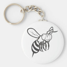 Flying Bee Insect Key Chains