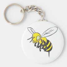 Flying Bee Insect Keychains